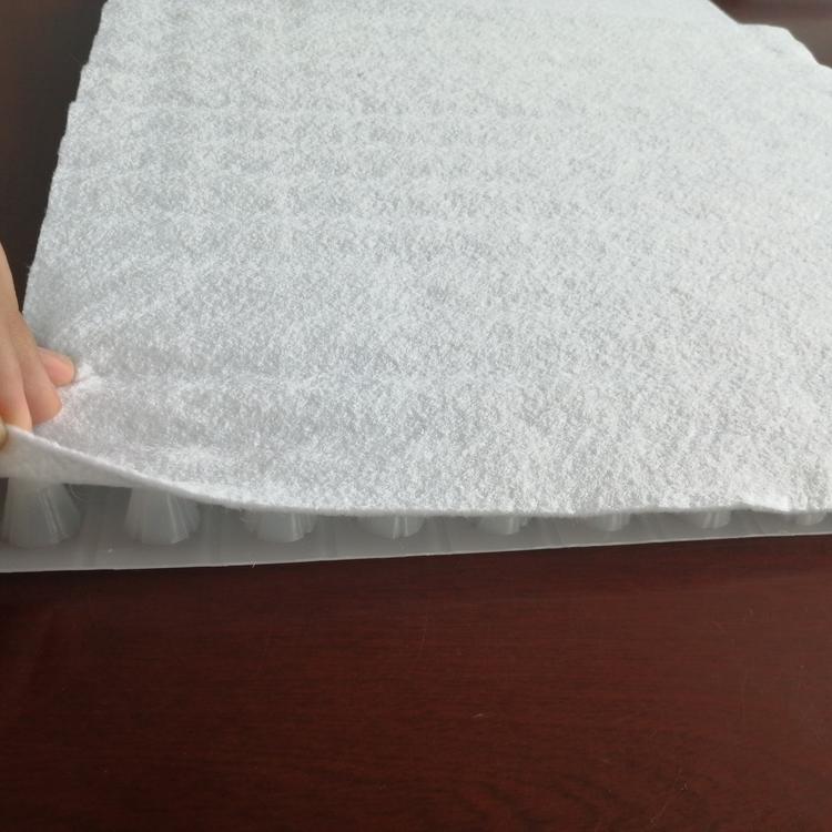 ped14高分子防护排水异形片自粘土工布